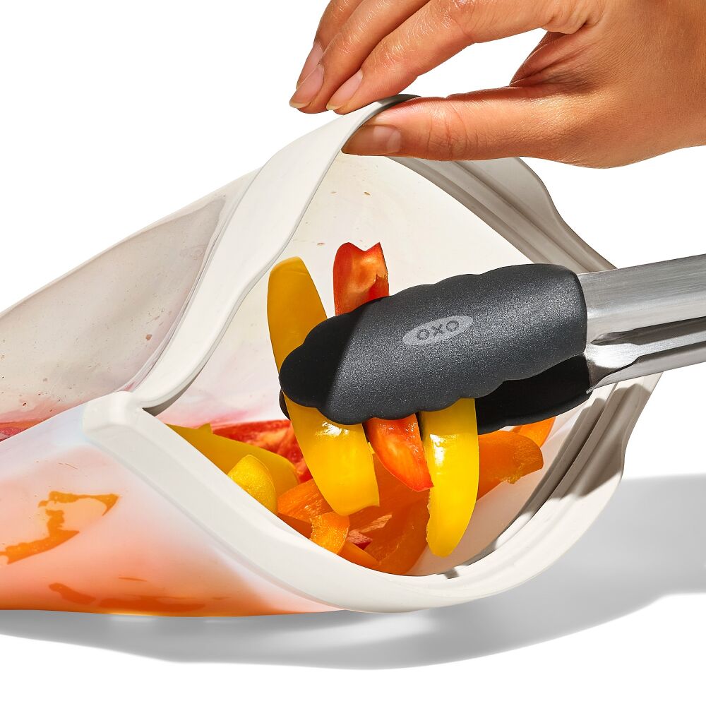 Silicone Reusable Bag - Gallon Bag (128 oz) - Oat H7