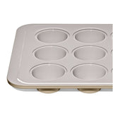 Non-Stick Pro Ceramic Coated Metal Bakeware 12 Cup Muffin Pan C0