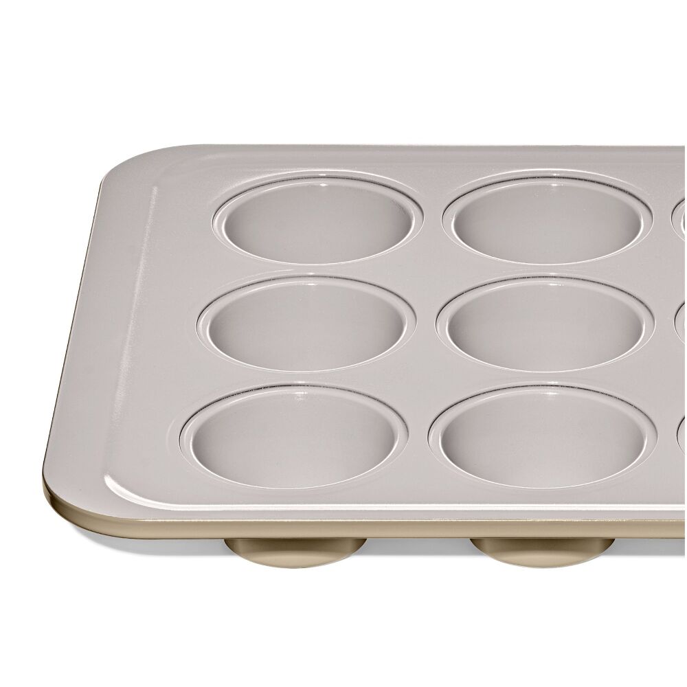 Non-Stick Pro Ceramic Coated Metal Bakeware 12 Cup Muffin Pan C0