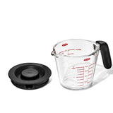 2 Cup Glass Measuring Cup with Lid R4