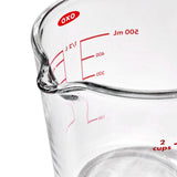 2 Cup Glass Measuring Cup with Lid R4