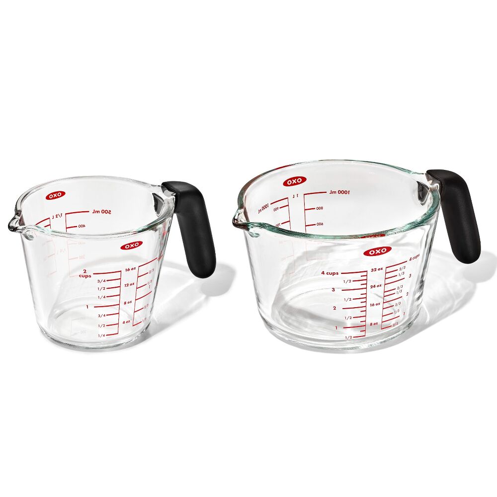2-Cup and 4-Cup Glass Measuring Cup Set J3
