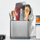 Adjustable Stainless Steel Utensil Holder - Large O6