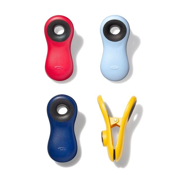 Magnetic All-Purpose Clips - 4-Pack - assorted colors F7