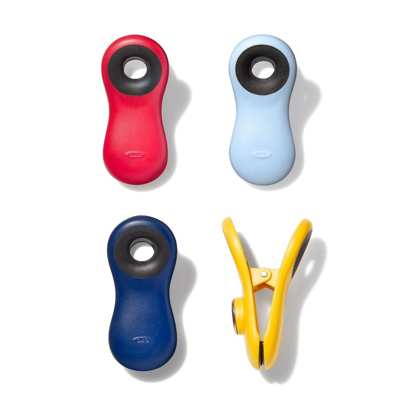 Magnetic All-Purpose Clips - 4-Pack - assorted colors F7