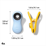 Magnetic All-Purpose Clips - 4-Pack - assorted colors F7