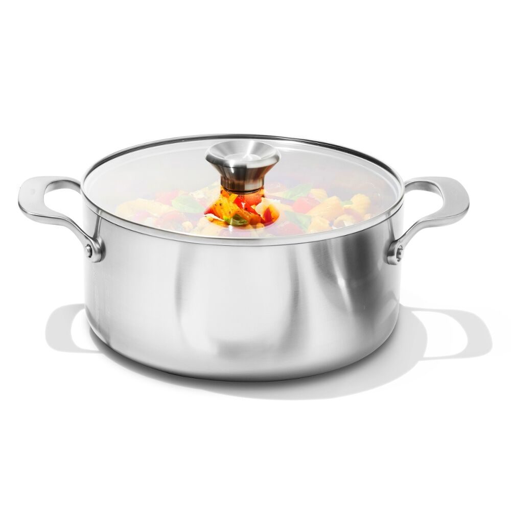 Stainless Steel Mira Series 5.2qt Casserole And Lid G6