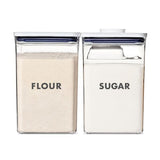 2-Piece Prelabeled POP Container Set with Scoop M6