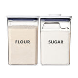 2-Piece Prelabeled POP Container Set with Scoop M6