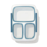 Prep & Go 4.1-Cup Divided Container - Ocean Blue V1
