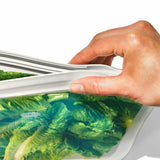 Silicone Reusable Bag - Stand-Up Quart (32 oz) - Oat J1