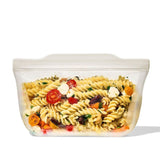 Silicone Reusable Bag - Stand-Up Quart (32 oz) - Oat J1