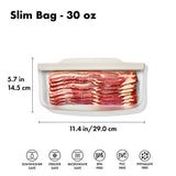 Silicone Reusable Bag - Slim Bag (20 oz) - Oat U3
