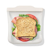 Silicone Reusable Bag - Sandwich Bag (28 oz) - Oat K8