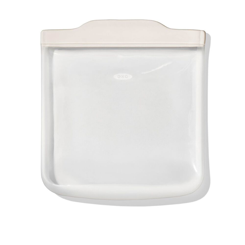 Silicone Reusable Bag - Sandwich Bag (28 oz) - Oat K8