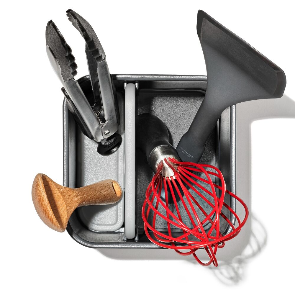 Adjustable Stainless Steel Utensil Holder - Small G1