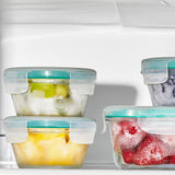 Smart Seal 8-Piece1 Cup Glass Round Container Set X4