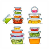 30-Piece Smart Seal Container Set - Arctic Blue C9