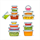 30-Piece Smart Seal Container Set - Arctic Blue A6