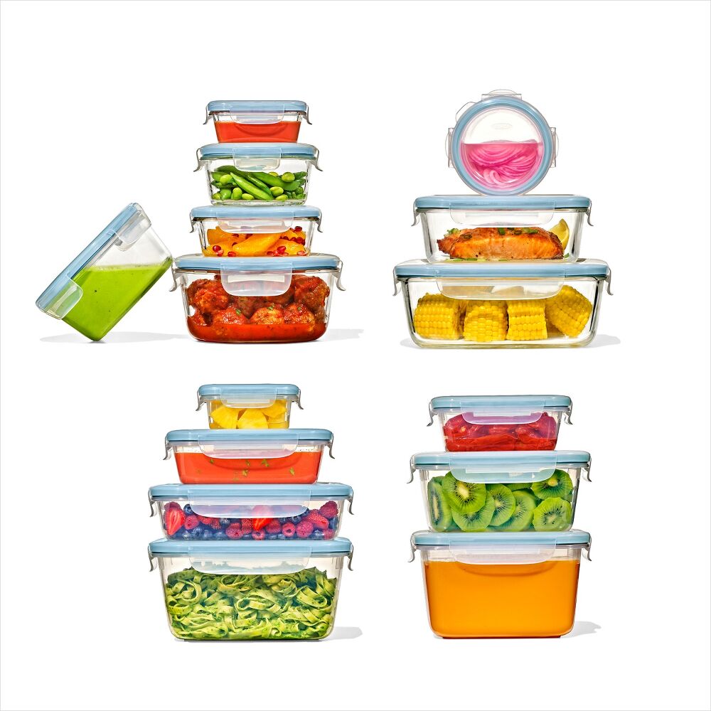 30-Piece Smart Seal Container Set - Arctic Blue A6