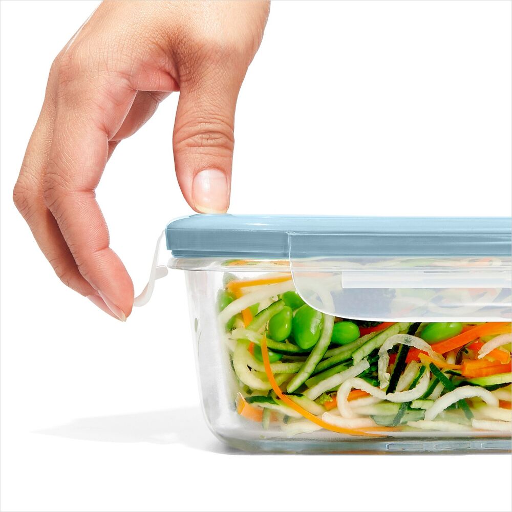 16-Piece Smart Seal Glass Everyday Container Set - Arctic Blue Q3