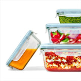 16-Piece Smart Seal Glass Everyday Container Set - Arctic Blue Q3