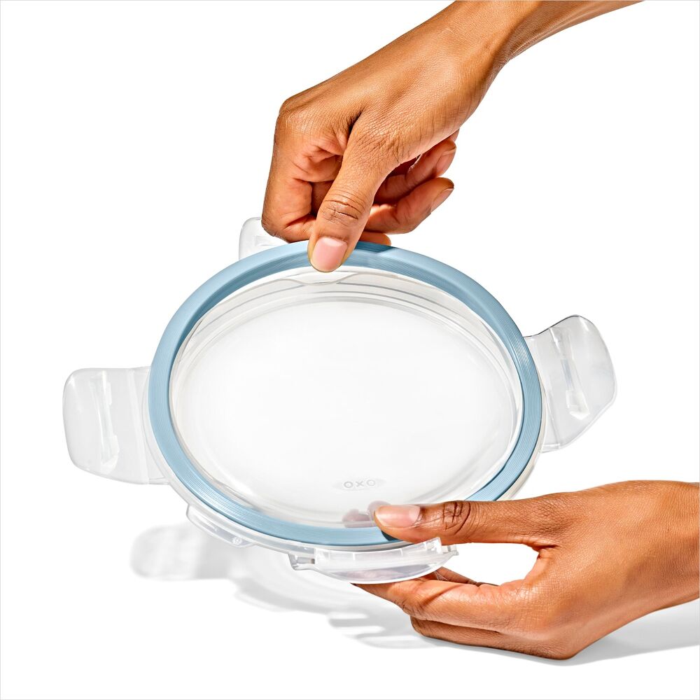 16-Piece Smart Seal Glass Everyday Container Set - Arctic Blue Q3