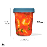 Twist & Stack Container (32 oz) – 2-Pack Z6