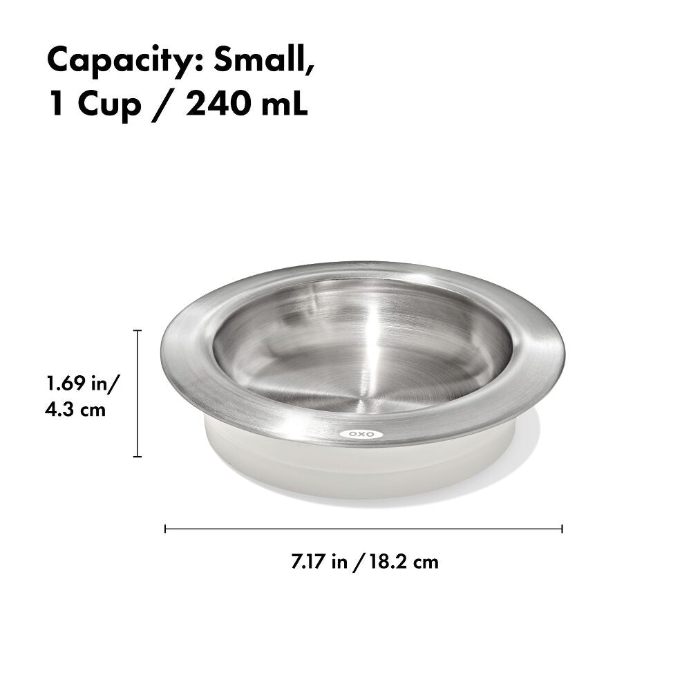 OXO Pet Nonslip Bowl - Small, 1 Cup / 240 mL H6