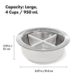OXO Pet Easy-Clean Slow Feeder - Large, 4 Cups/950 ml U6