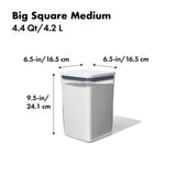 POP Container - Big Square Medium (4.4 Qt/4.2 L) R8