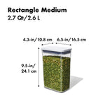 POP Container - Rectangle Medium (2.7 Qt/2.6 L) L2