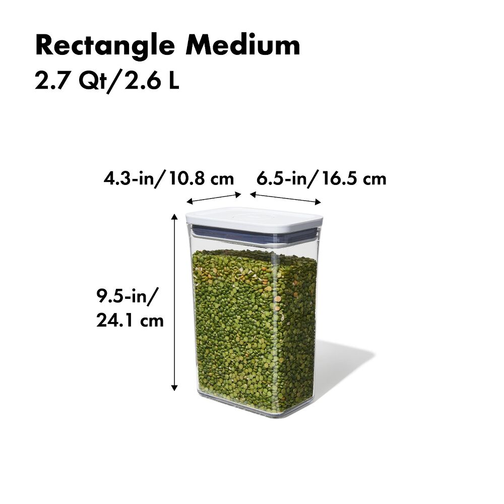 POP Container - Rectangle Medium (2.7 Qt/2.6 L) L2