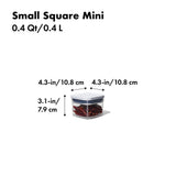 POP Container - Small Square Mini (0.4 Qt.) O1
