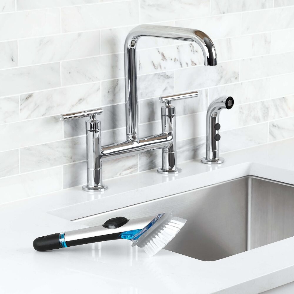 Steel Soap Dispensing Dish Brush Refills D1