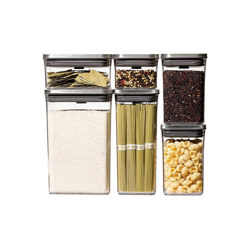 Steel 6-Piece POP Container Set S6