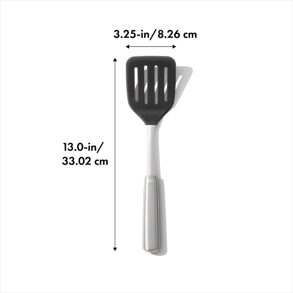 OXO Steel Silicone Flexible Turner F6