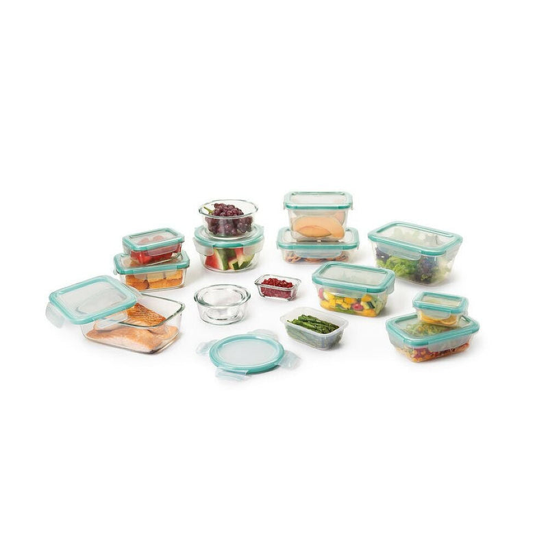 OXO Good Grips 30 Piece Smart Seal Glass & Plastic Container Set N9