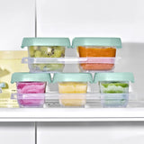 12-Piece Baby Blocks Food Storage Container Set - Opal K9