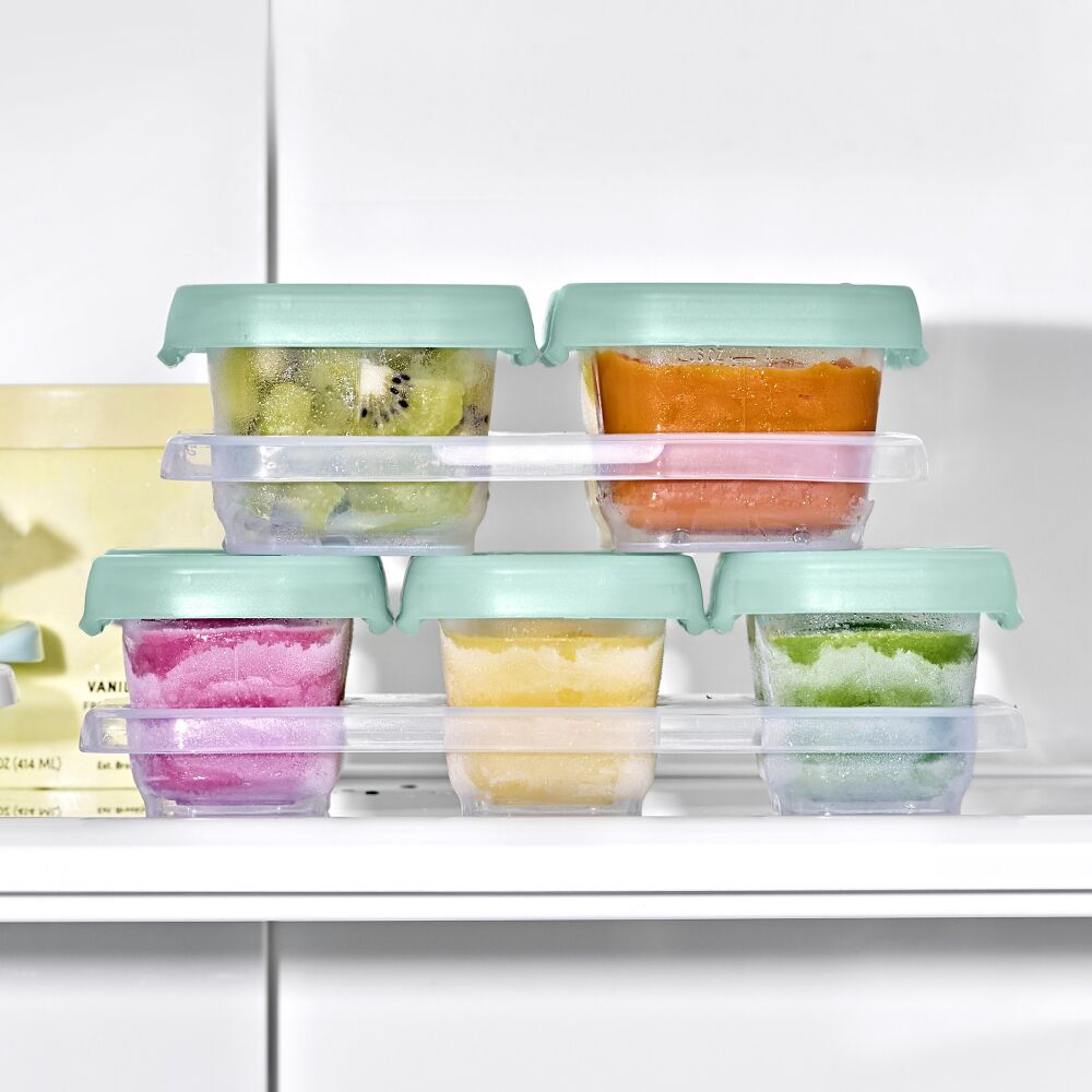 12-Piece Baby Blocks Food Storage Container Set - Opal K9