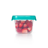 6 oz Baby Blocks™ Plastic Freezer Storage Containers - Tot Teal D8