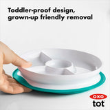 Stick & Stay Suction Divided Plate X1