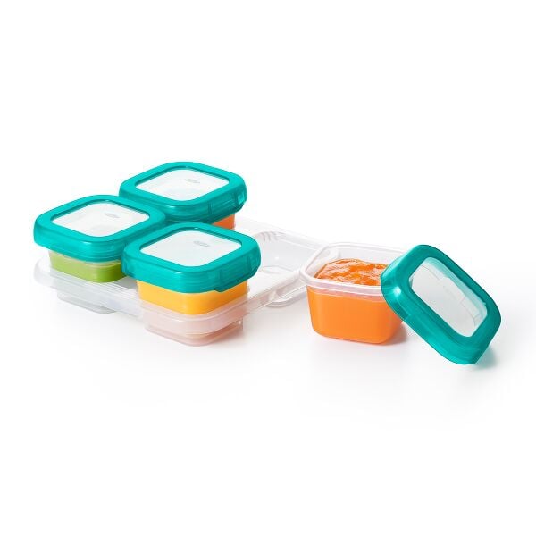 4 oz Baby Blocks™ Plastic Freezer Storage Containers I8