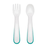 On-the-Go Plastic Fork and Spoon Set with Travel Case C2