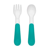 On-the-Go Plastic Fork and Spoon Set with Travel Case C2