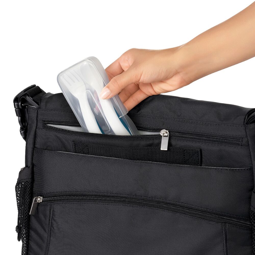 On-the-Go Plastic Fork and Spoon Set with Travel Case T5