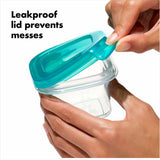 4 oz Baby Blocks™ Silicone Freezer Storage Containers - Tot Teal D9