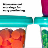 4 oz Baby Blocks™ Silicone Freezer Storage Containers - Tot Teal D9