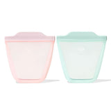 Tot Silicone Reusable Bag - 2-Piece Stand-Up Cup Set T9