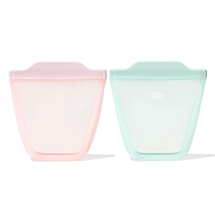 Tot Silicone Reusable Bag - 2-Piece Stand-Up Cup Set T9